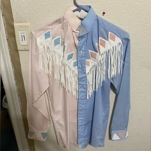 Women’s  1980’s rodeo button up